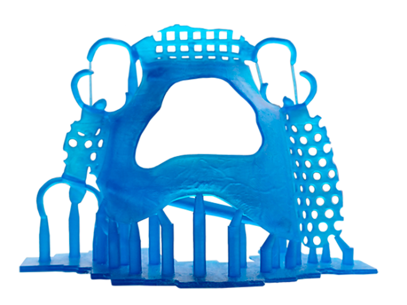 Mit dem Wax Castable Harz 3D-gedrucktes Zahnmodell
